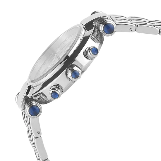 Giorgio Milano Women Gold Stone Bezel with Metal 2 TONE Bracelet LUCIA