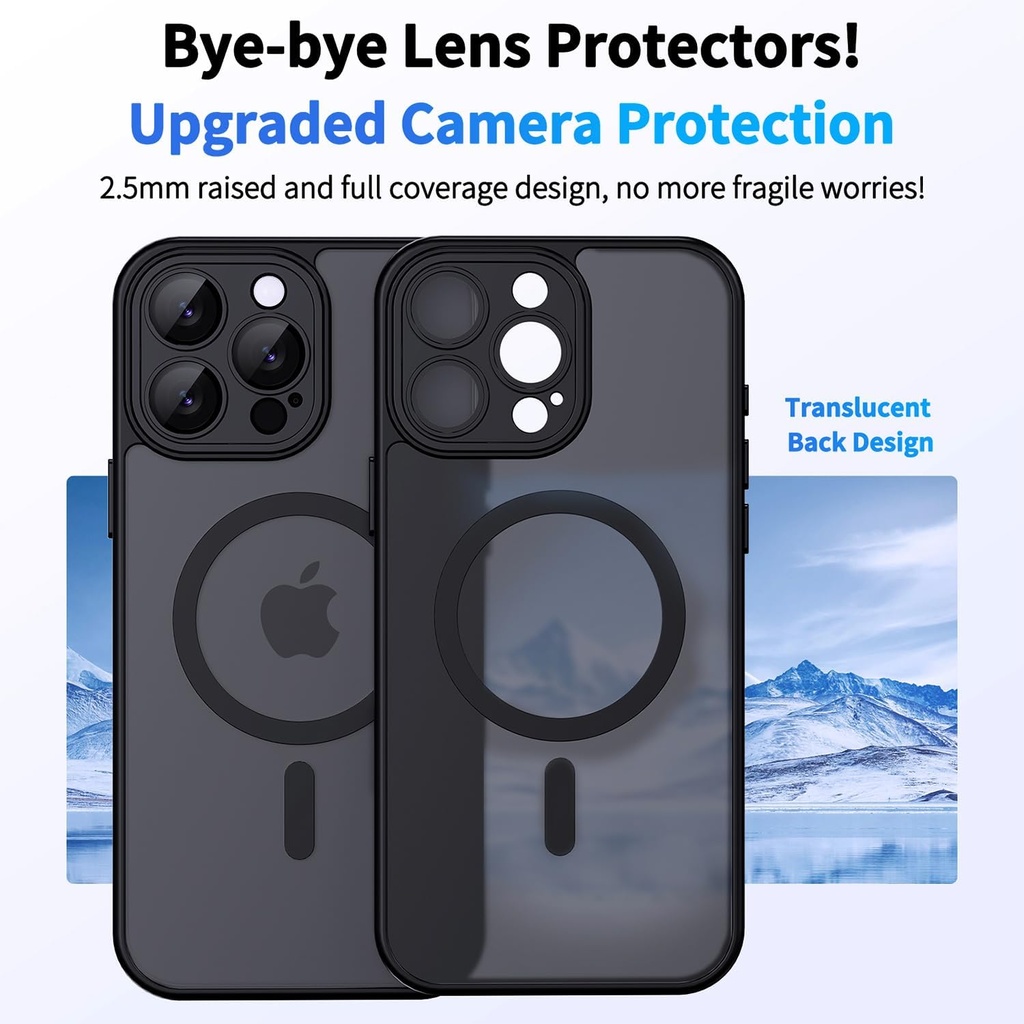  LWLFEKA for iPhone 14 Pro Max Case with Privacy Screen Protectors & Full Camera Protection Case for Magnetic iPhone 14ProMax Compatible with MagSafe.