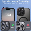 LWLFEKA for iPhone 16 Pro Case with Privacy Screen Protectors & Full Camera Cover,Magnetic for iPhone 16Pro Case[Fit for MagSafe] Translucent 