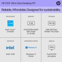 HP 23.8 Inch All In One Desktop Computer 24-cr0030