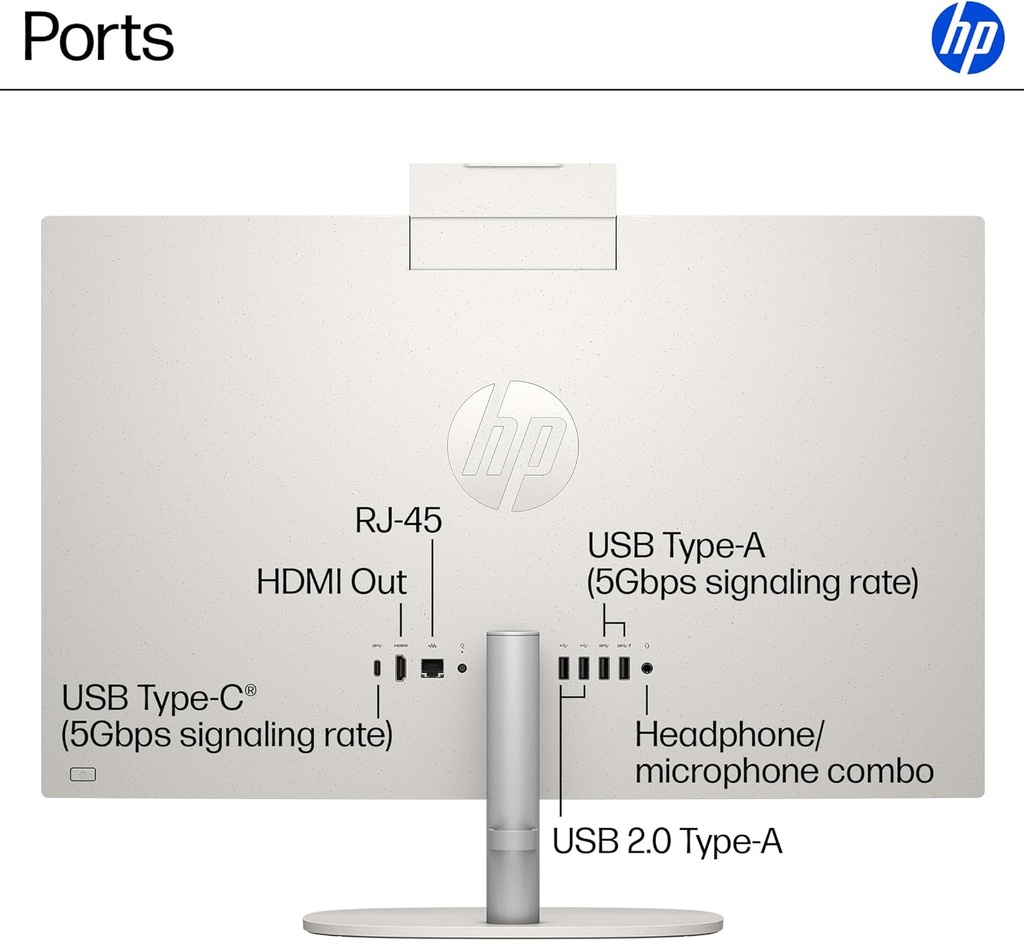 HP 23.8 Inch All In One Desktop Computer 24-cr0030