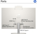 HP 23.8 Inch All In One Desktop Computer 24-cr0030