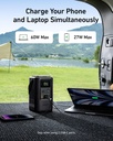Anker Power Bank Power Station 60,000mAh,Portable Outdoor Generator 87W with Smart Digital Display, Retractable Auto Lighting and SOS Mode, Home Backup(PowerCore Reserve 192Wh) for Travel, Camping 