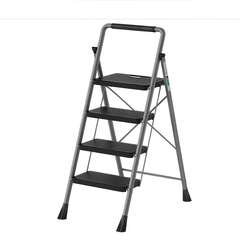 FOLDING 4 STEP LADDER 4S , 4 STEPS ,WHITE