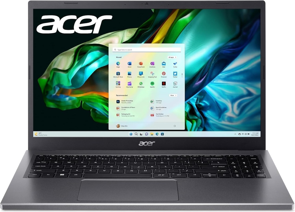 Acer Aspire 5 15.6" FHD Touchscreen Laptop, Intel Core i5 Processor, 8GB Memory, 512GB SSD , STEEL GREY , ASPIRE 515