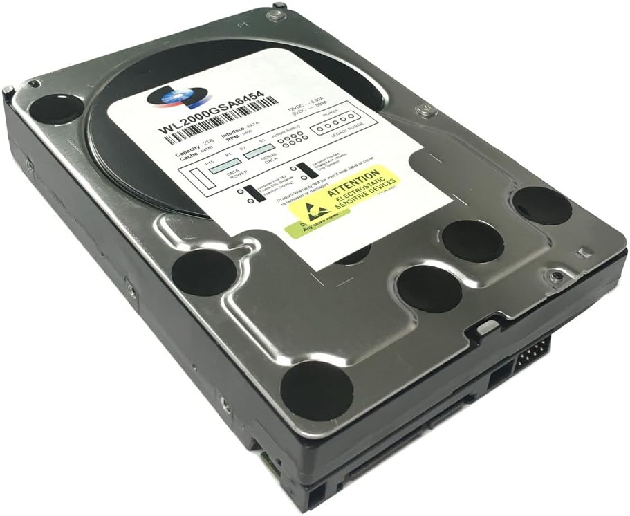 WL 2TB 64MB Cache 5400RPM SATA III (6.0Gb/s) 3.5" Internal Surveillance DVR Hard Drive - w/ 1 Year Warranty NEW No Box  WL2000GSA6454