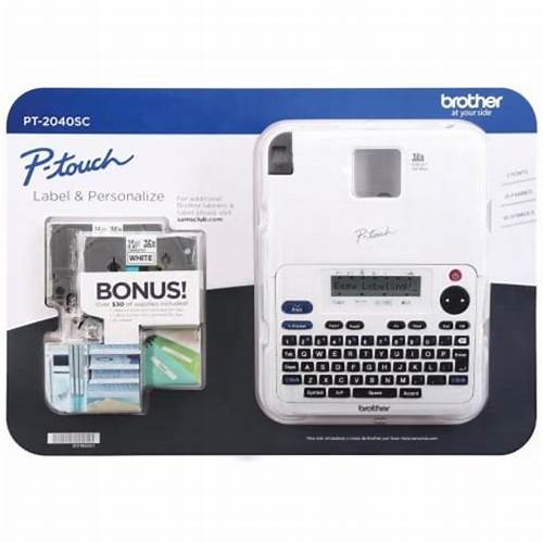 Brother P-Touch PT-2040W Labeler Maker White