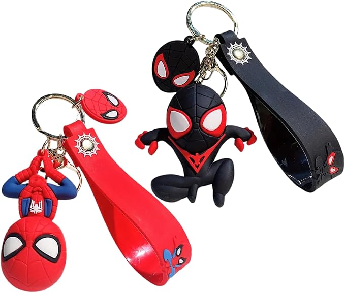 Spiderman Keychains For Girls Boys