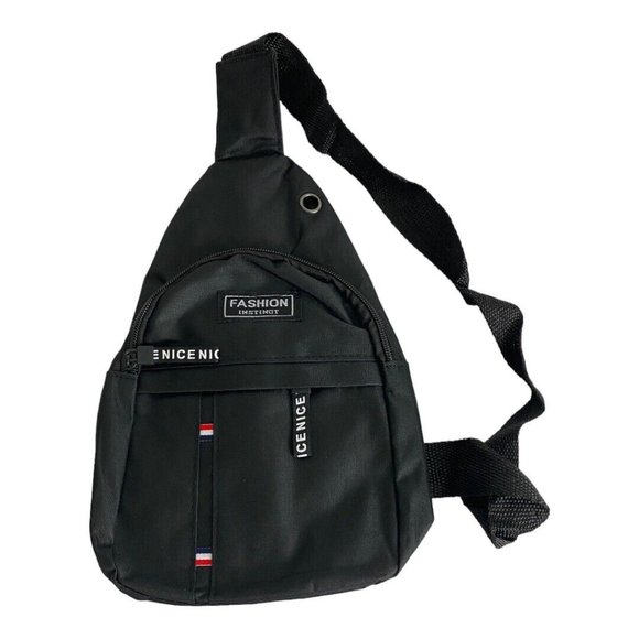 FASHION INSTINCT MEN CROSS BAG BLACK