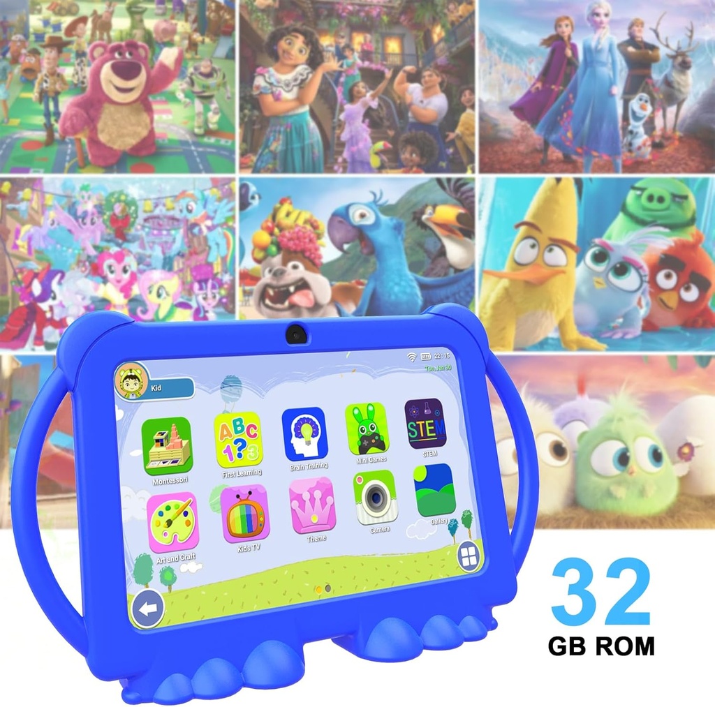 HOT TABLET 7 INCH ANDROID 12 BLUE