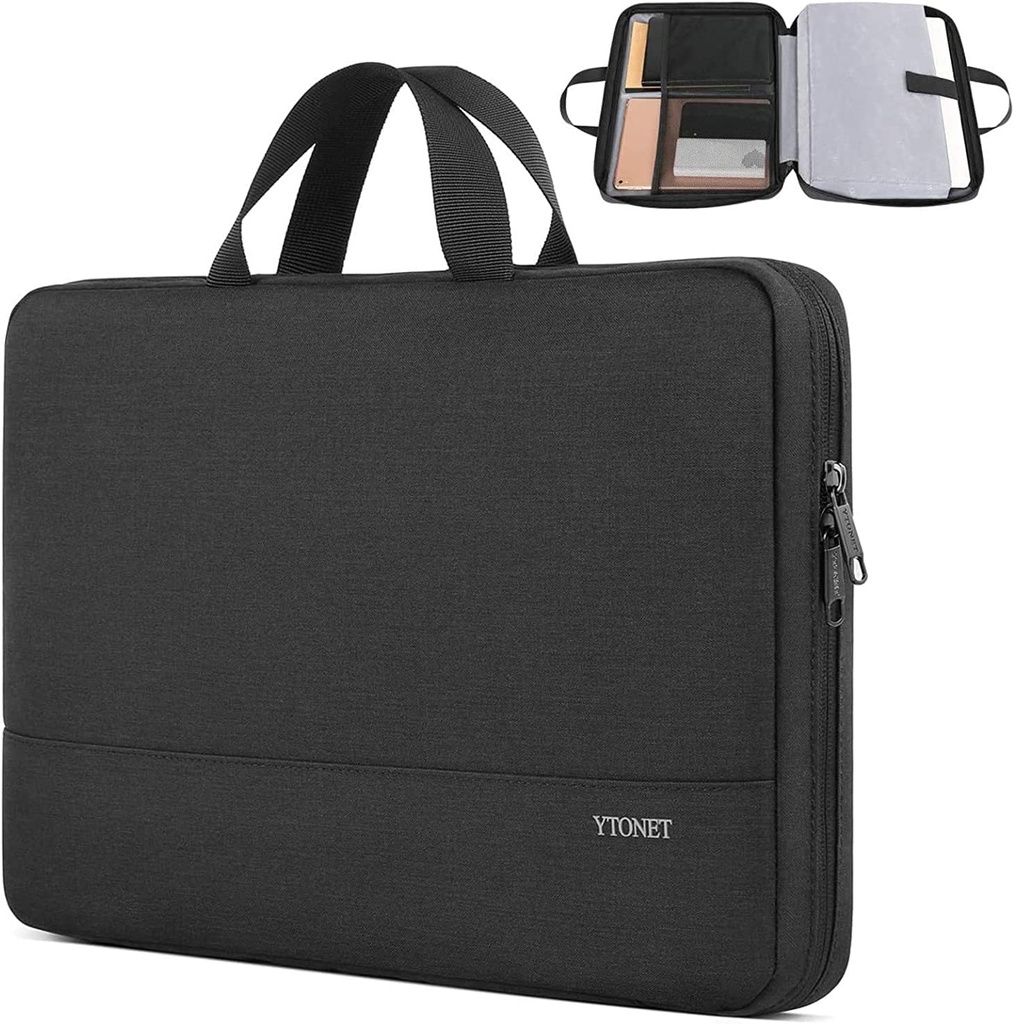 Ytonet Laptop Case 15.6 Inch, Water Resistant Laptop Bag Sleeve 