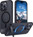 Temdan Magnetic Compatible with iPhone 15 Pro Max Case, [Built-in Invisible Kickstand]