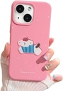 Fycyko Phone Case for iPhone 15 Case Cute Spot Dog Pattern Silicone 