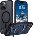 Temdan iPhone 15 Case, [Built-in Invisible Kickstand]