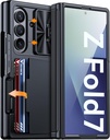 Vizvera Samsung Galaxy Z Fold 7 Case with Cards Holder 