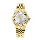 Giorgio Milano Women Gold Stone Bezel with Metal Bracelet 248SG02