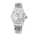 Giorgio Milano Women Gold Stone Bezel with Metal 2 TONE Bracelet 248ST02