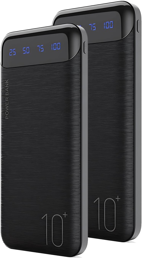YOBON Power Bank 2 Pack 10000mAh Portable Charger 