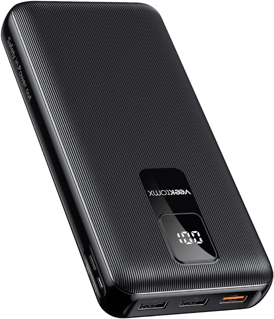 VEEKTOMX Portable Charger 30000mAh Power Bank Fast Charging 