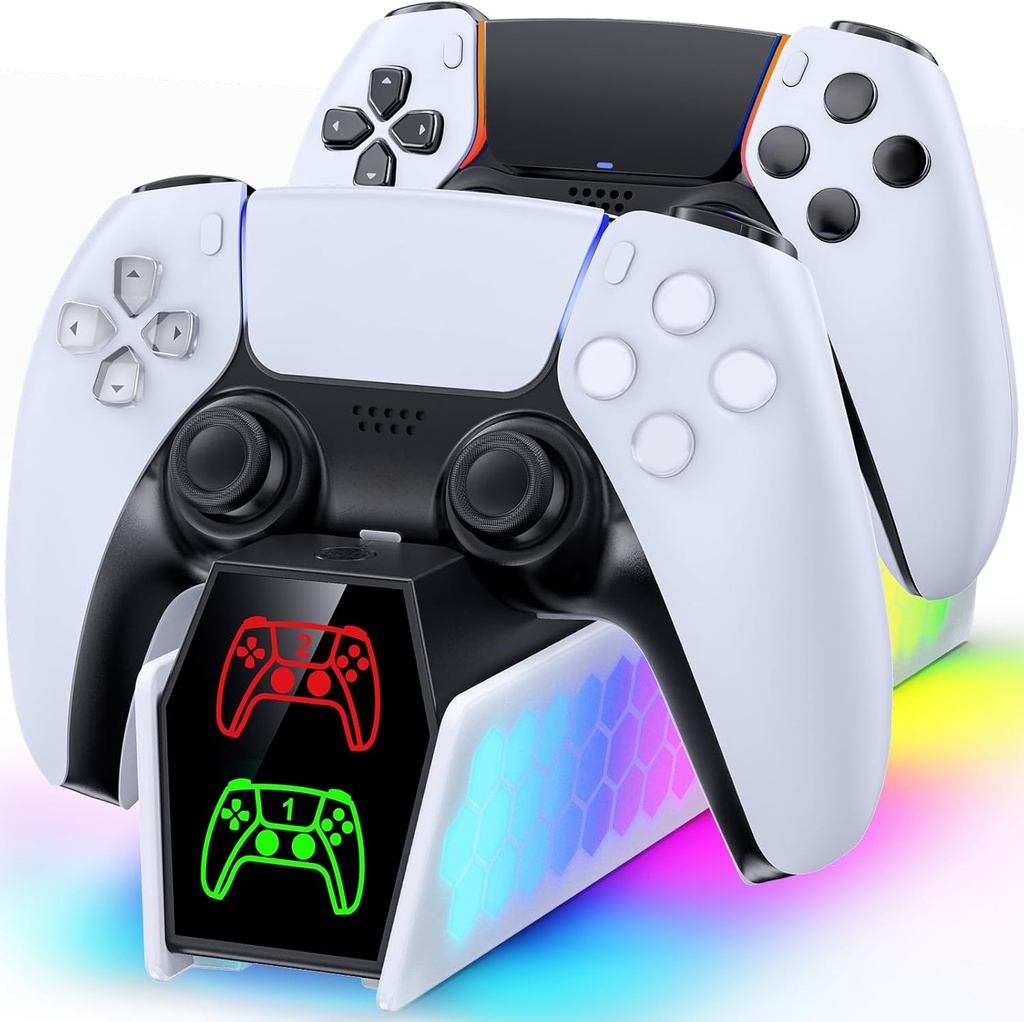 PS5 Controller Charger Station Compatible with Original & Edge Controller