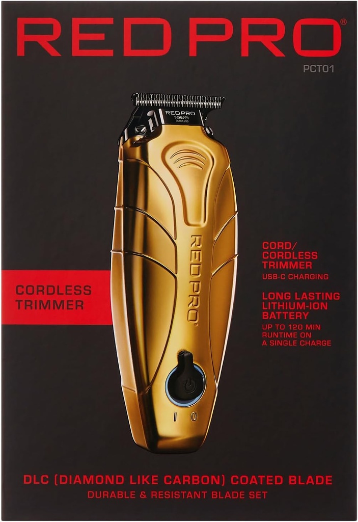 RED Pro Professional Cordless Hair Finishing Trimmer for Men PCT01