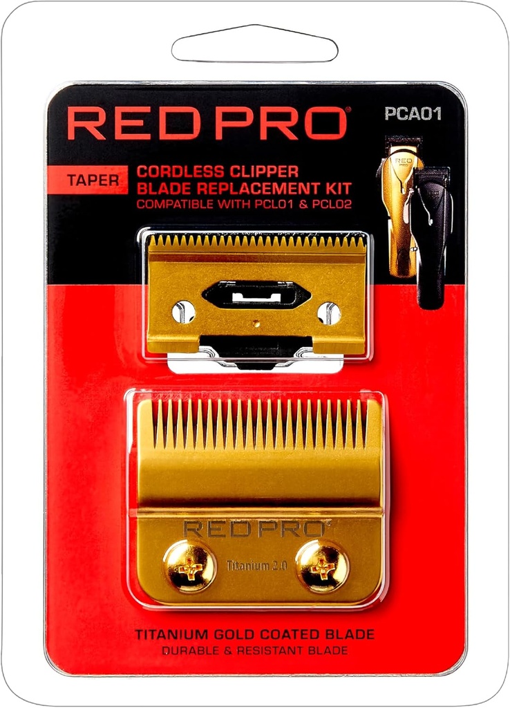 RED Pro Professional Blade Replacement KitPCL01 & PCL02 , (Taper Gold) PCA01