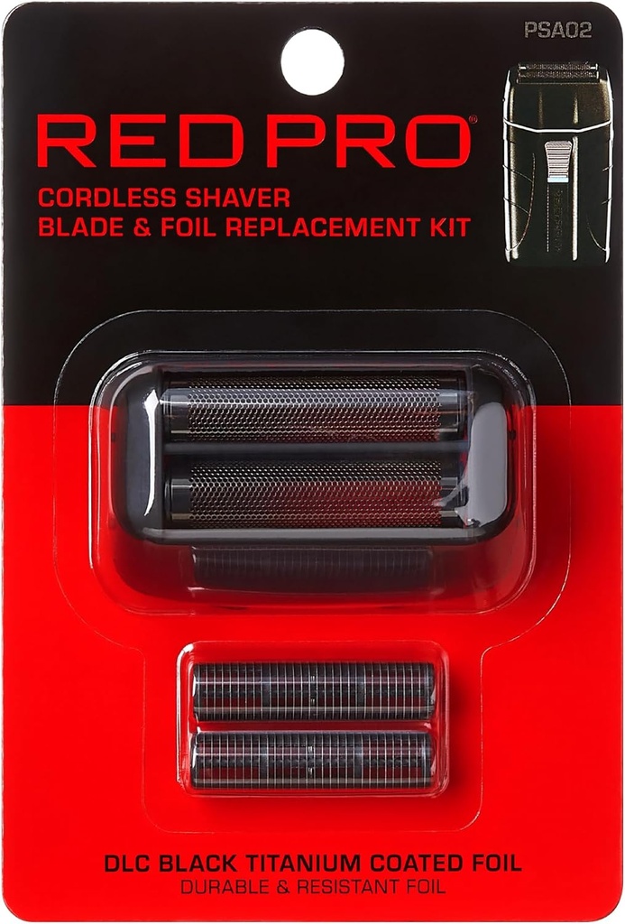 RED Pro Cordless Shaver Blade & Foil Kit Replacement FOR PSV01 & PSV02 Black PSA02 