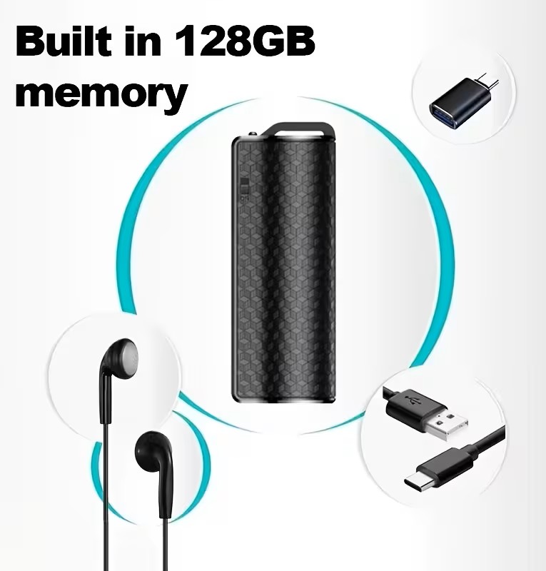 AFFETUNI Digital Voice Recorder with AI