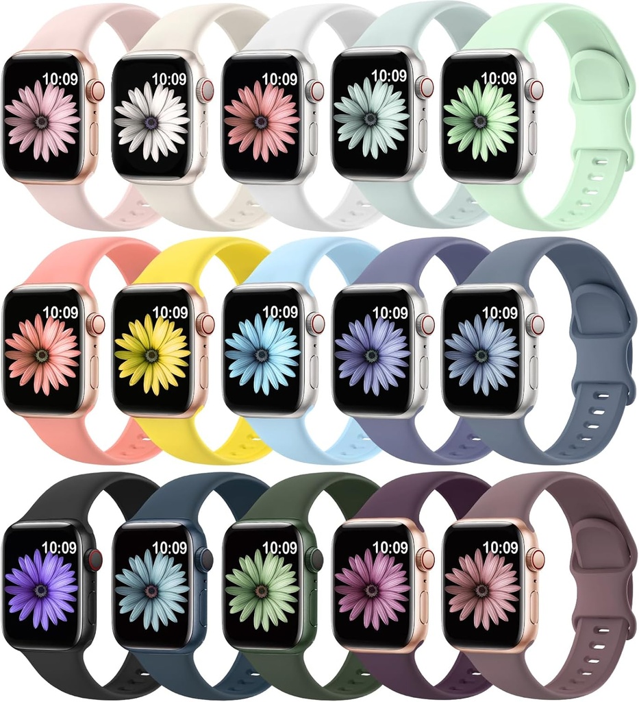 Apple watch Soft Silicone Bands for Series10, 38/40/41mm
