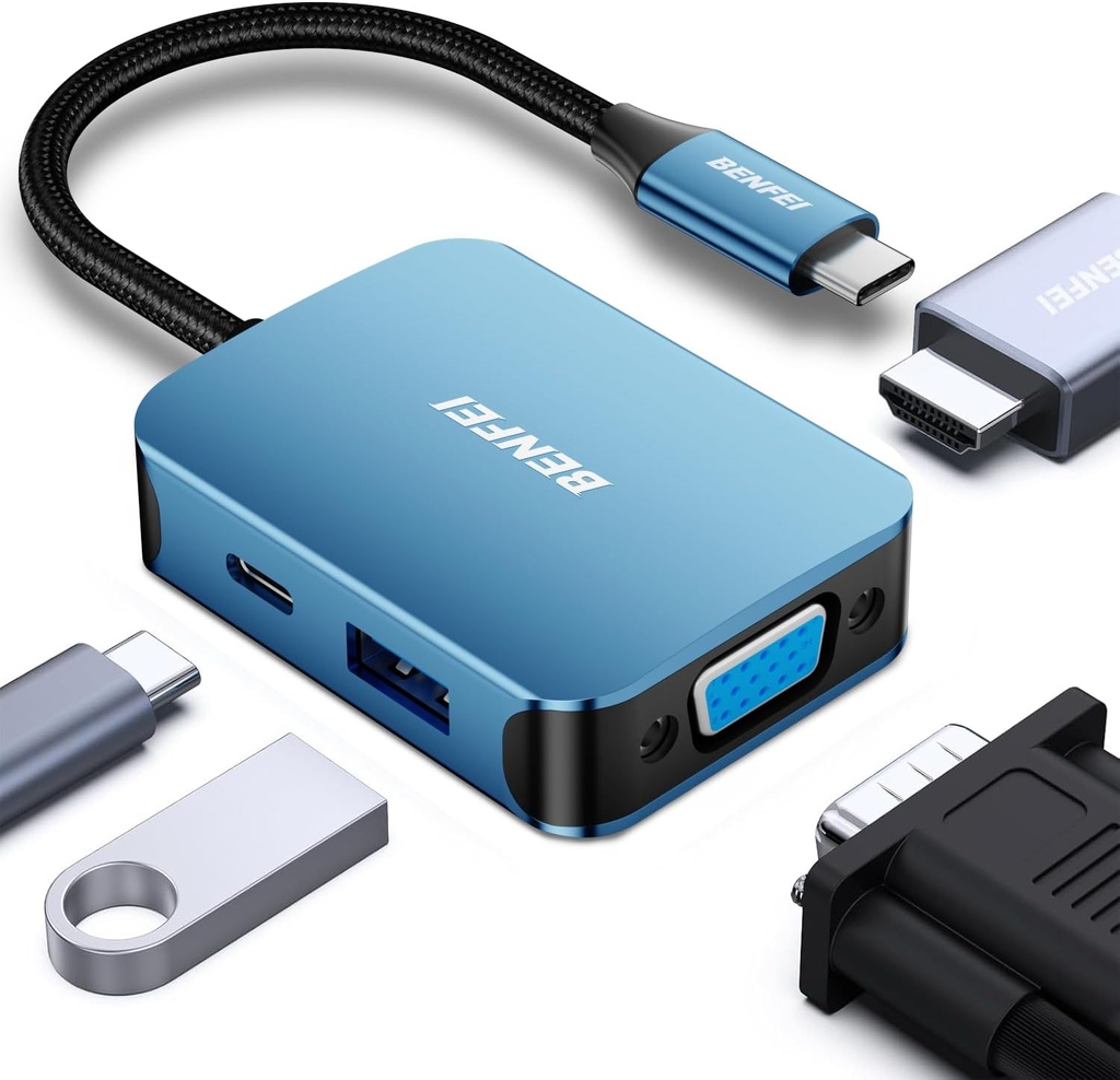 BENFEI USB C HUB 4-in-1 WITH HDMI
