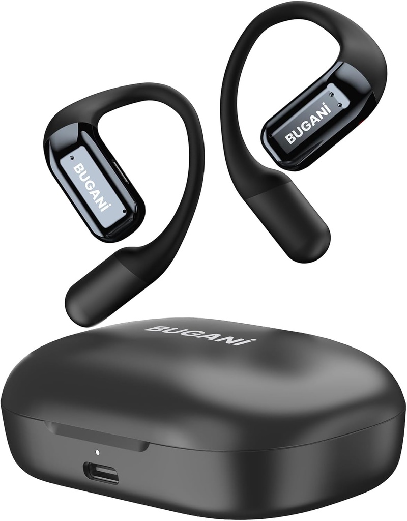 BUGANI B10 OPEN EAR EARBUDS HEADPHONES , BLACK