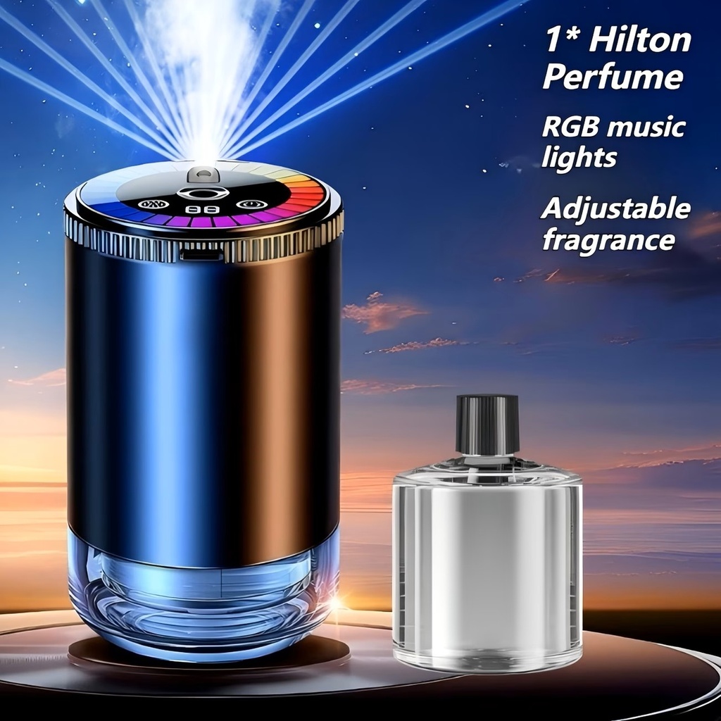 Smart Car Aromatherapy Automatic Diffuser with Fragrance oil (Hilton)