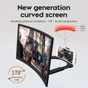 CURVED SCREEN PHONE SCREEN AMPLIFIER 
