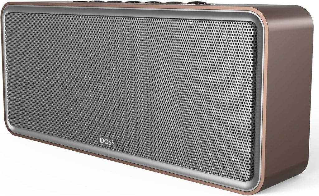 DOSS SoundBox XL Bluetooth Speaker with Subwoofer 32W ,Gold