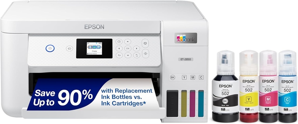 EPSON ECOTANK ET2850 PRINTER