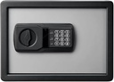 FORTRESS SMALL PERSONAL SAFE WITH ELECTRIC LOCK GREY 