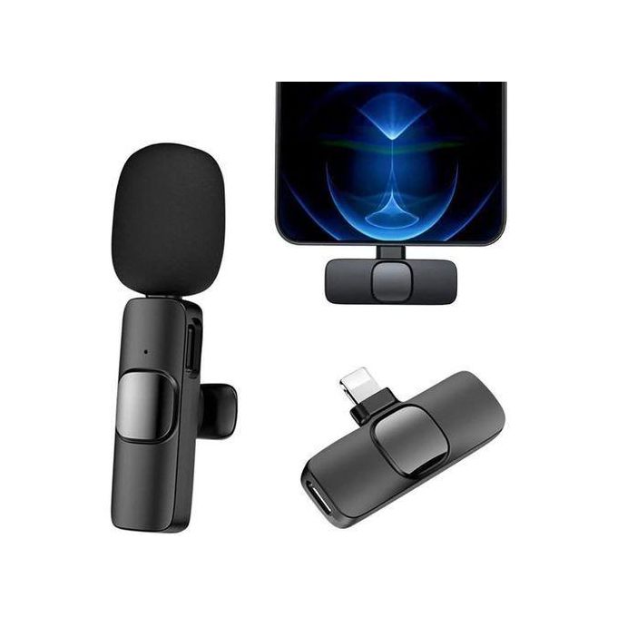 K9 Wireless Lavalier Microphone Lapel Mic 