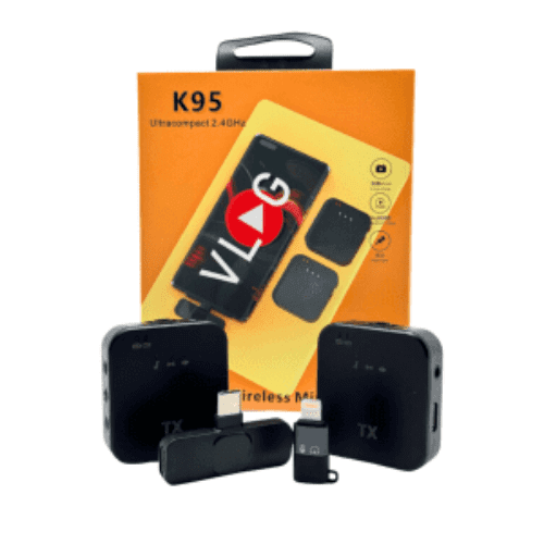 Microphone K95 Vlog wireless phone mic 