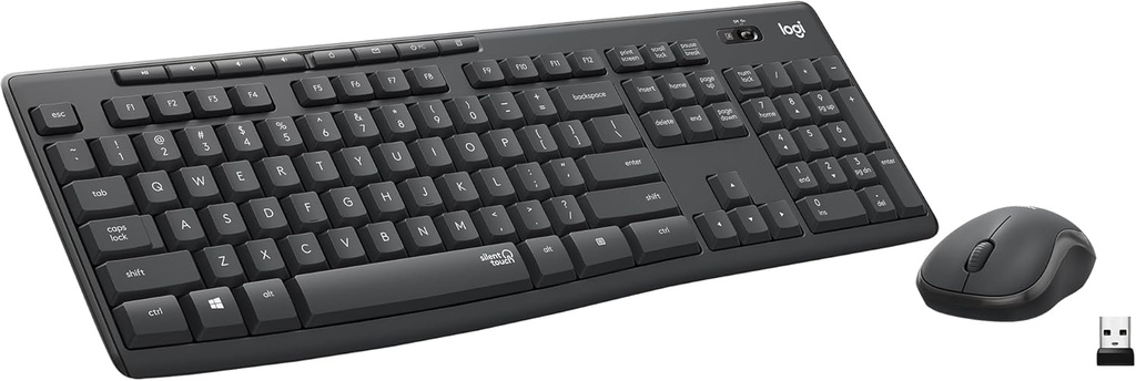 Logitech MK295 Wireless Mouse & Keyboard Combo with SilentTouch Technology