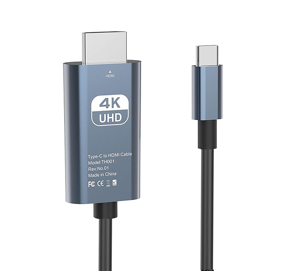 Type C To HDMI 4K BRAIDED CABLE 