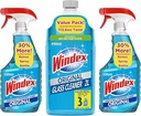 Windex Original Glass Cleaner, 2 spray bottles + 67 fl. oz. Refill | Total 113 fl. oz