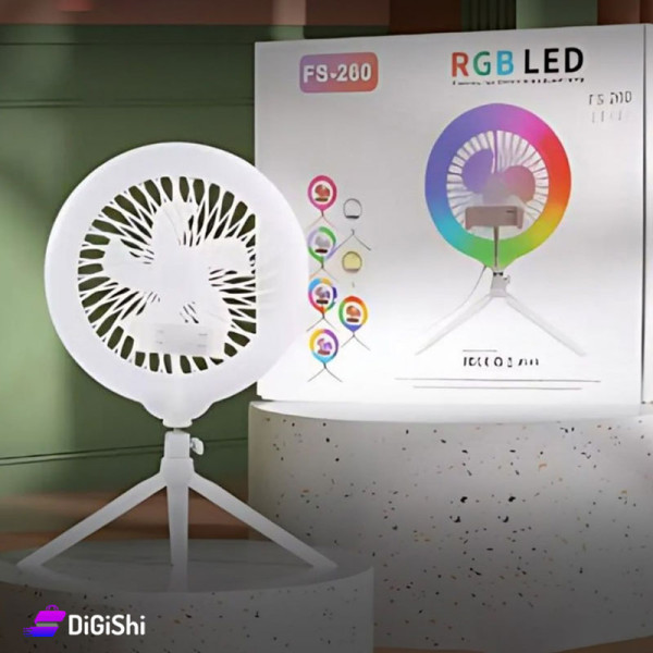 FS-260 RGB LED ELECTRIC FAN