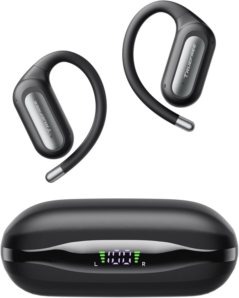 Truefree DS1 Open-Ear Headphones, Bluetooth 6.0 Wireless Earbuds 