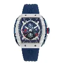 Giorgio Milano Gold and Blue Chrono with date BLUE rubber strap 233STBL421 MAESTRO 