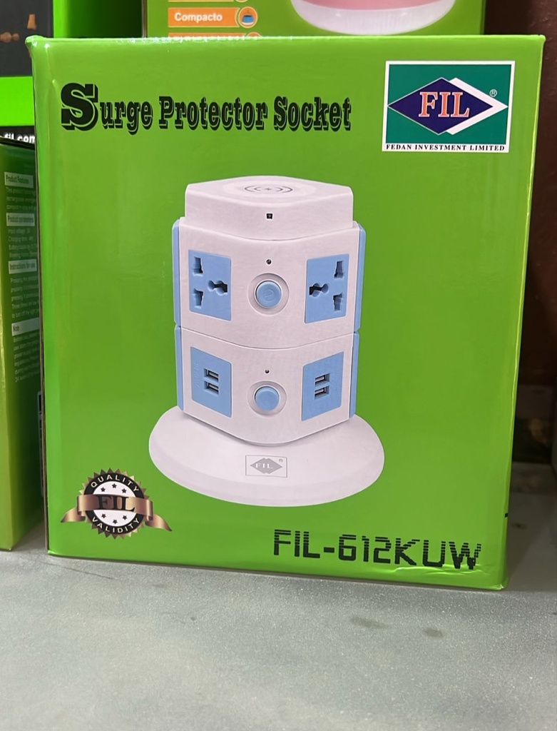 FIL SURGE PROTECTOR SOCKET FIL-612KUW