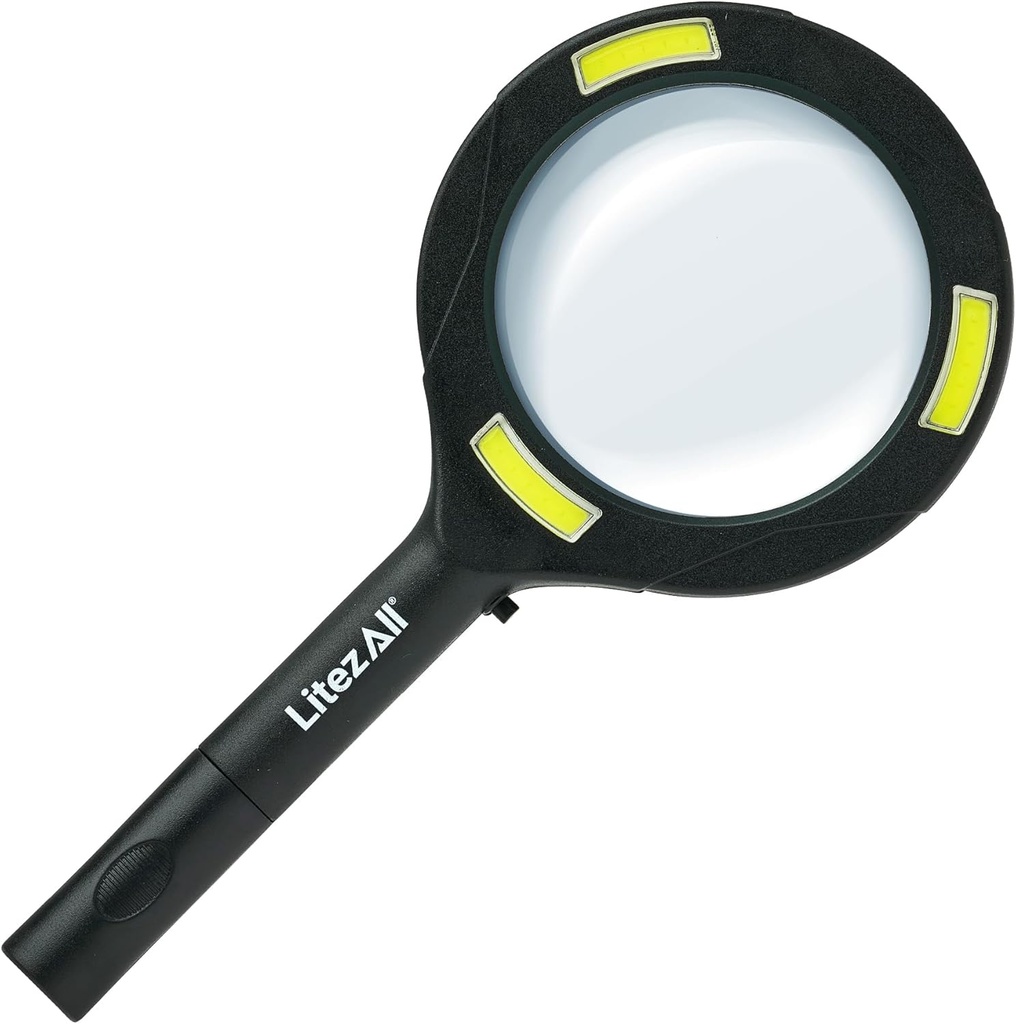  LitezAll Hand Magnifying Glass with Light 