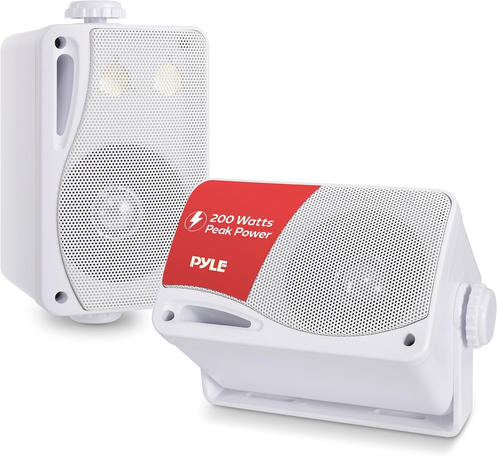 Pyle 3-Way Indoor & Outdoor Box Speaker System - 