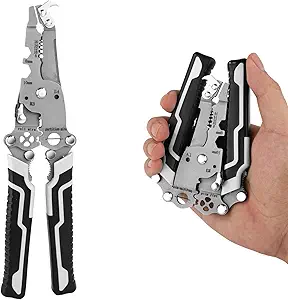 18-in-1 Heavy-Duty Multifunctional Foldable Hand Tool - All-in-One Wire Stripper