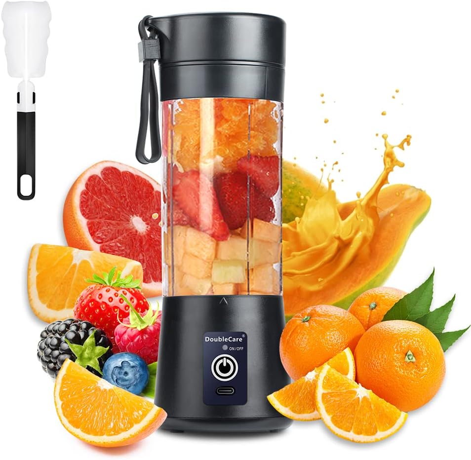 Portable and Rechargeable juicer Blender black 