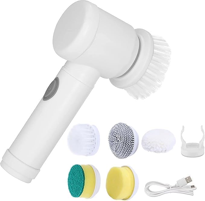 Plastic 5 in 1 Electric Magic Brushs Multifunctional Magic Brush 